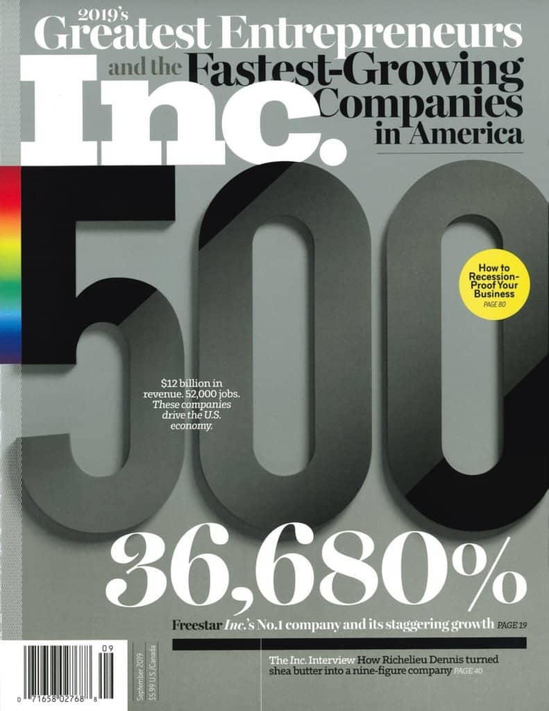 INC Fastest Growing Companies in America