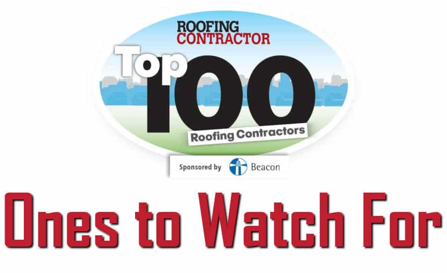 Roofing Contractor Top 100 Ones To Watch For