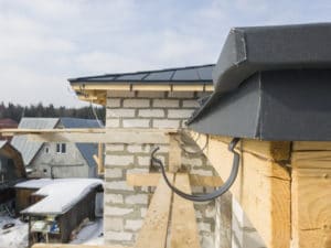 Replacement roof in winter